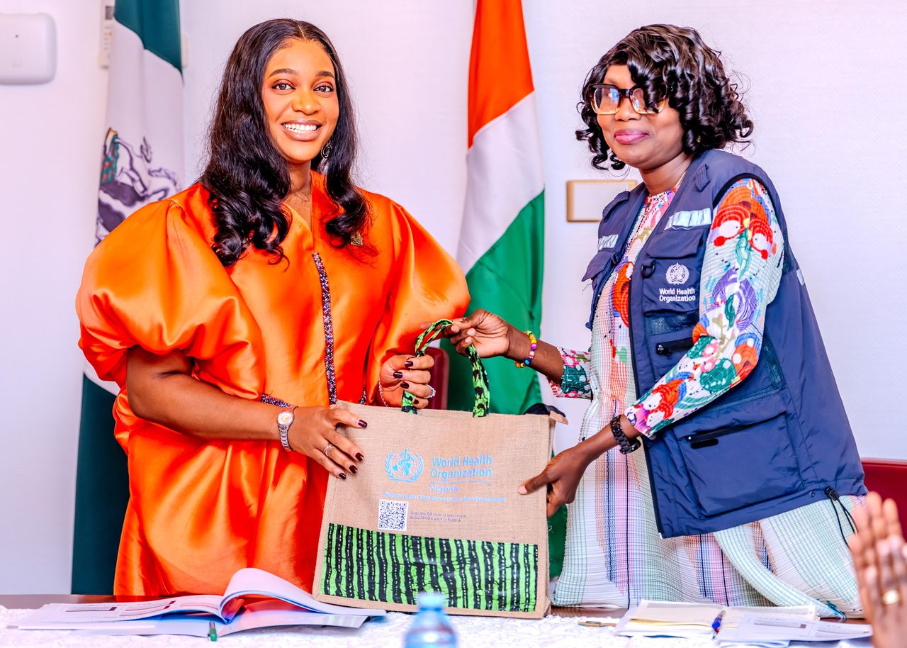 Her Excellency with Our Team member